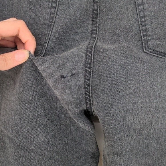 Paige Verdugo Ankle Grey High Rise Skinny Jean Size 32 - Picture 12 of 15